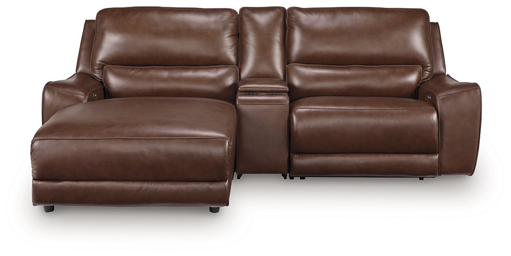 DeepWakes Power Reclining Sectional with Chaise - Home And Beyond