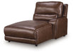 DeepWakes Power Reclining Sectional with Chaise - Home And Beyond