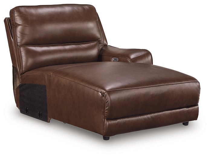DeepWakes Power Reclining Sectional with Chaise - Home And Beyond