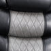 Nikko Sofa W/Pwr Fr-Black/Gray