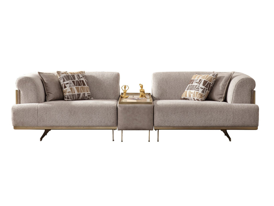 Urla Stationary Module Sofa Cream