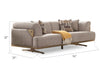 Urla Stationary Sofa Cream - Home And Beyond