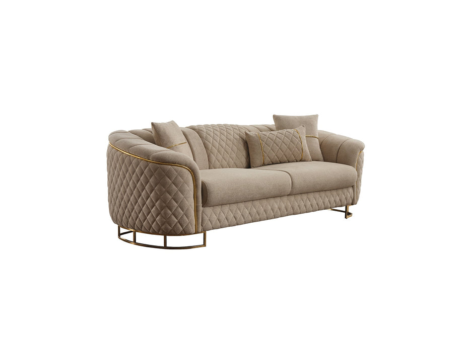 Victoria Stationary Sofa Cream