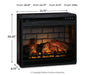 Entertainment Accessories Electric Infrared Fireplace Insert - Home And Beyond