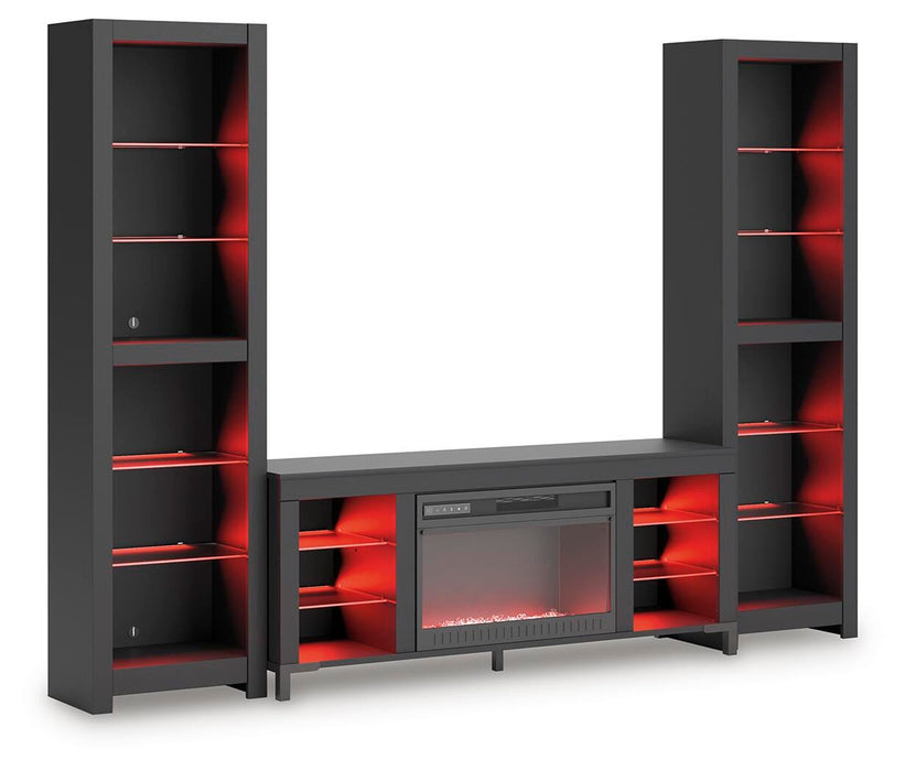 Cayberry Entertainment Center with Electric Fireplace - Home And Beyond