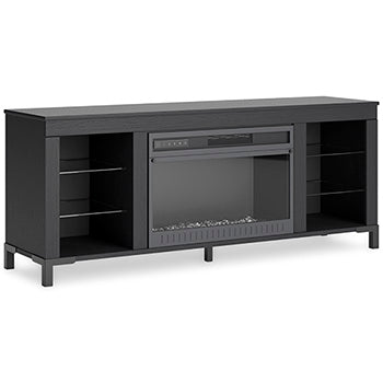 Cayberry 60" TV Stand with Electric Fireplace - Home And Beyond