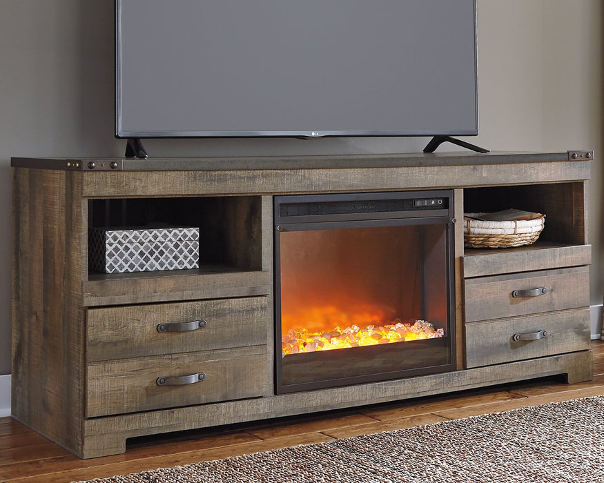 Trinell 63" TV Stand with Electric Fireplace - Home And Beyond