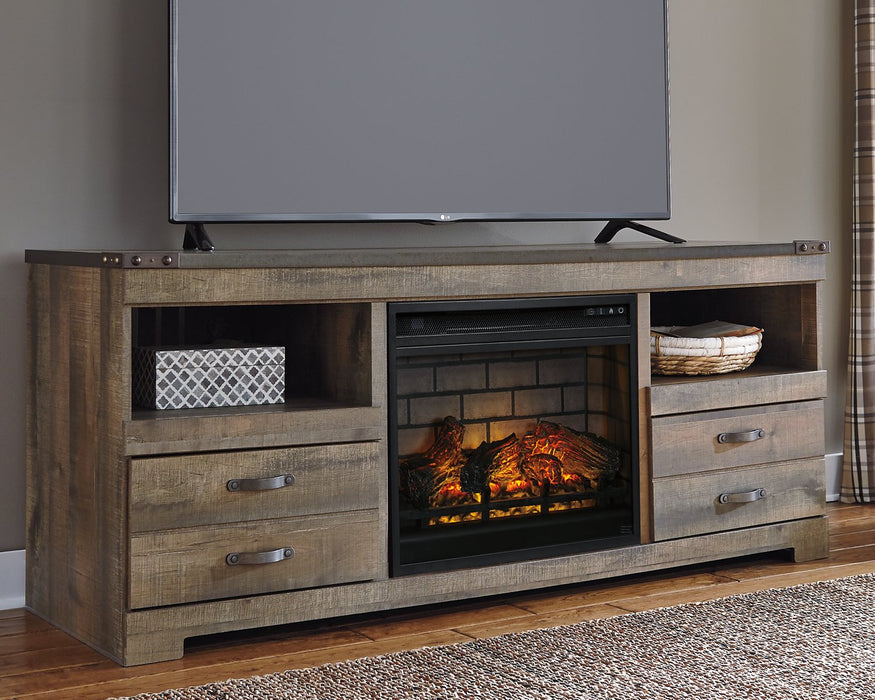 Trinell 63" TV Stand with Electric Fireplace - Home And Beyond