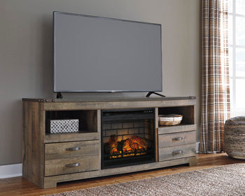 Trinell 63" TV Stand with Electric Fireplace - Home And Beyond