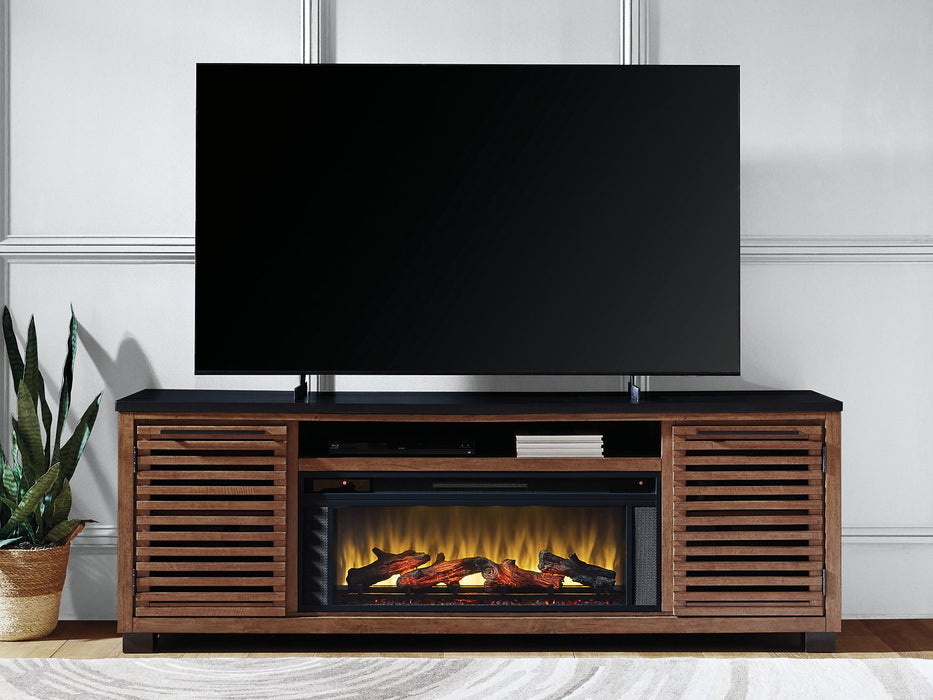 Kallari 84" TV Stand with Electric Fireplace - Home And Beyond