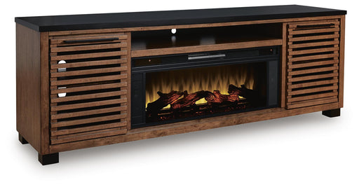 Kallari 84" TV Stand with Electric Fireplace - Home And Beyond