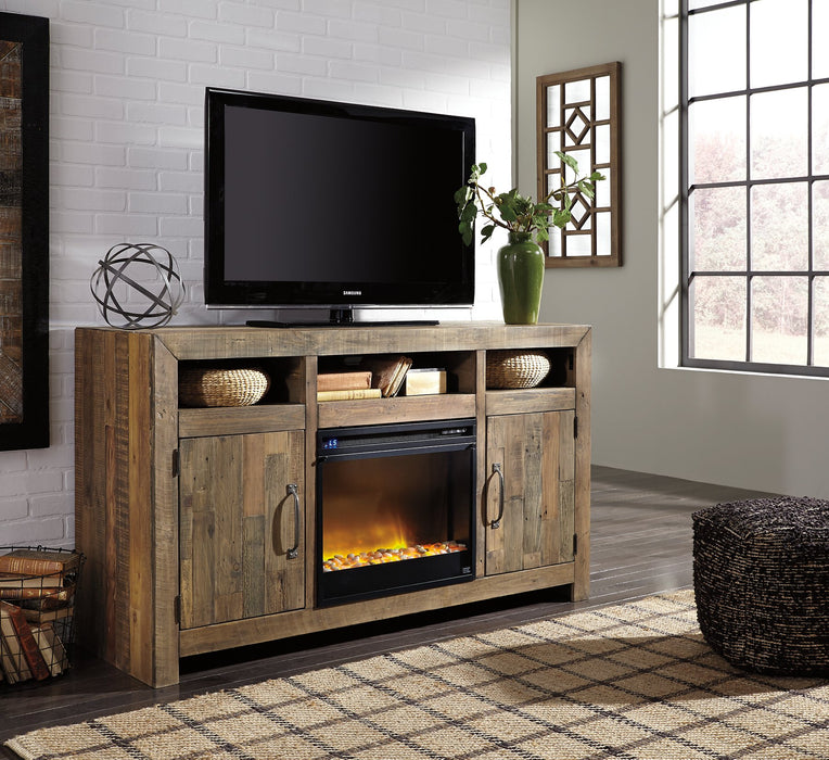 Sommerford 62" TV Stand with Electric Fireplace - Home And Beyond