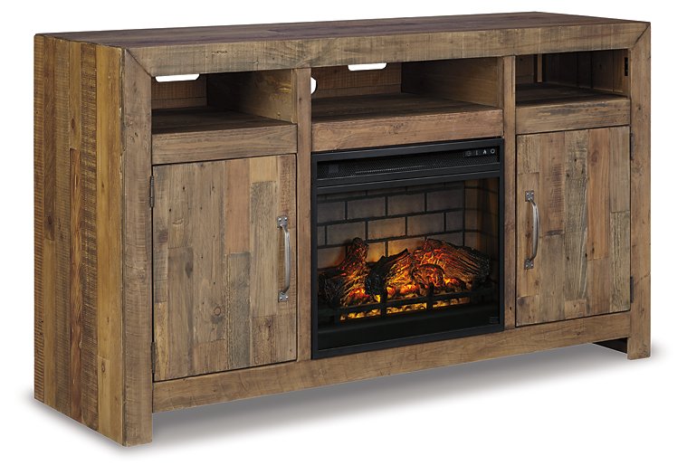 Sommerford 62" TV Stand with Electric Fireplace - Home And Beyond