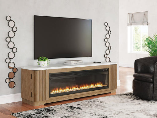 Camdill 80" TV Stand with Electric Fireplace - Home And Beyond