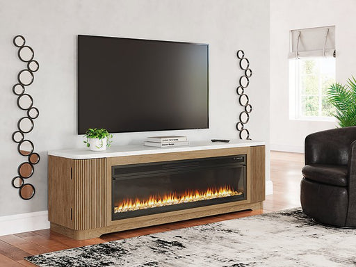 Camdill 80" TV Stand with Electric Fireplace - Home And Beyond