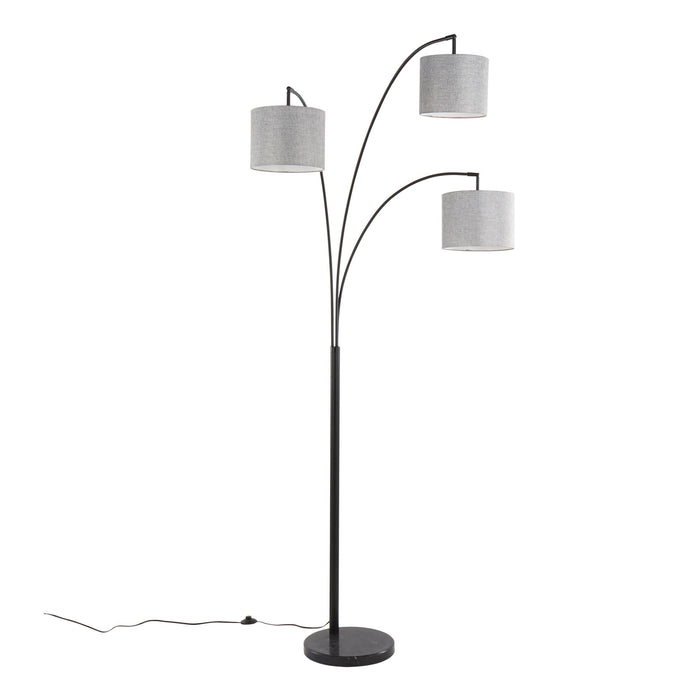 Willow Linen Floor Lamp image