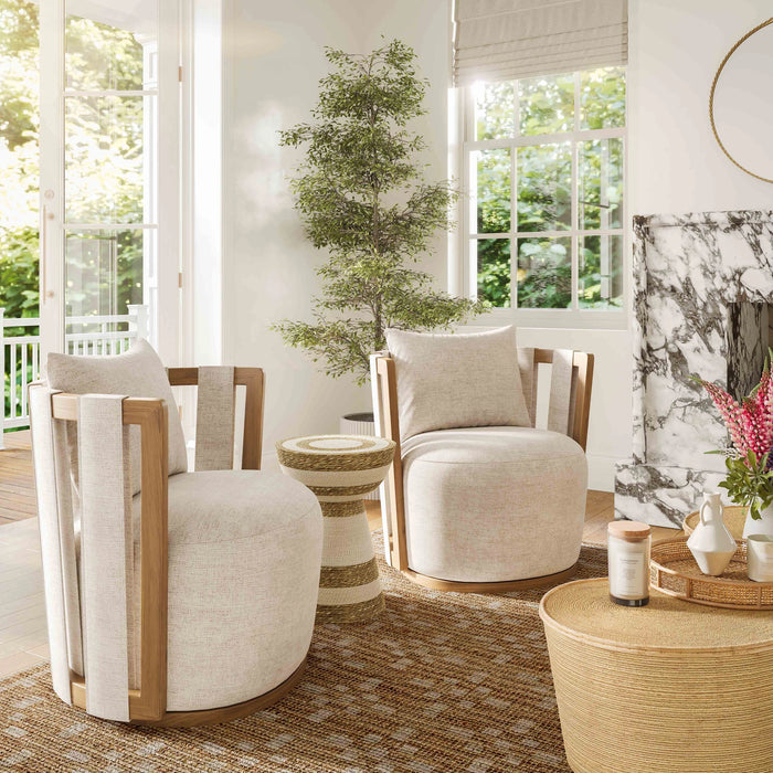 Paolo Swivel Accent Chair
