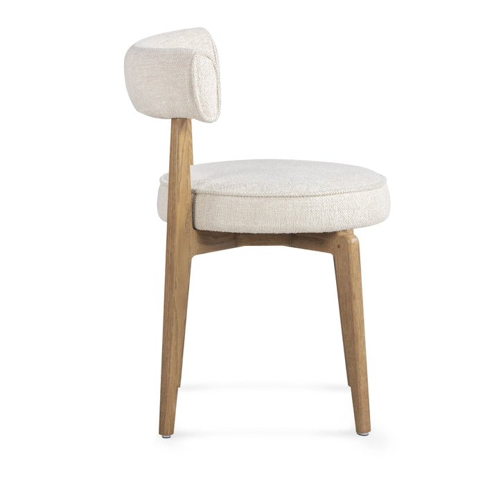 Nikita Cream Performance Fabric Dining Chair
