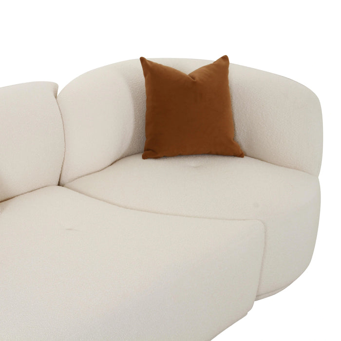 Fickle Cream Boucle Modular Sofa