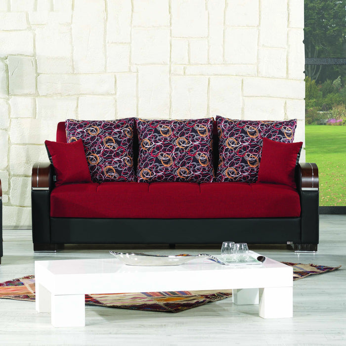 Ottomanson Mobimax Collection Upholstered Convertible Sofabed with Storage