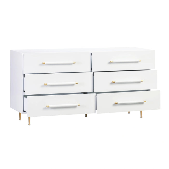 Trident 62" 6-Drawer Dresser