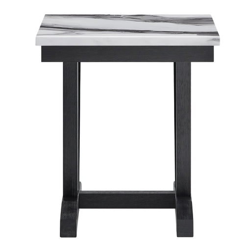 T1319 Blk/Wht End Table