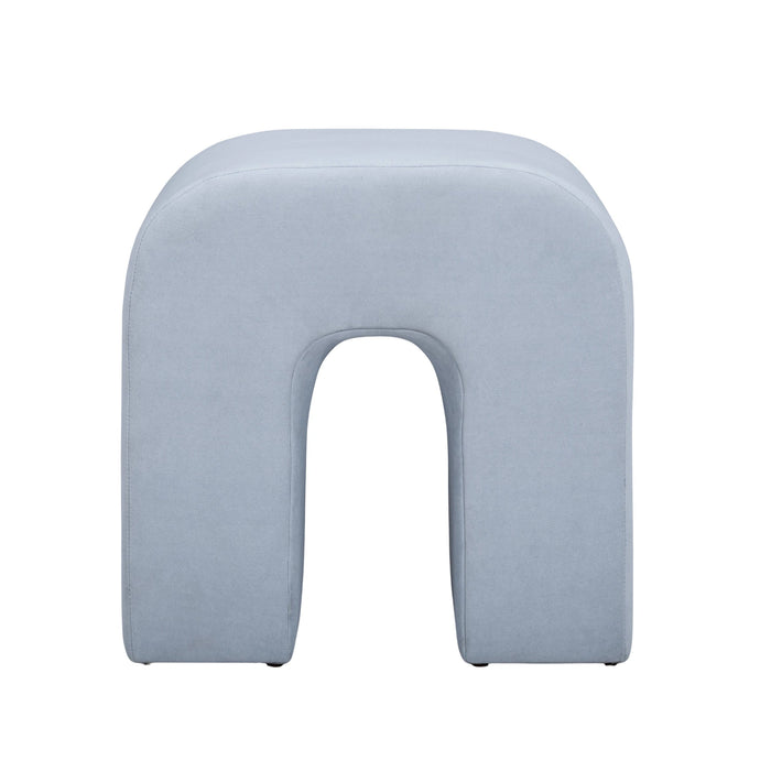 Desi Performance Velvet Ottoman
