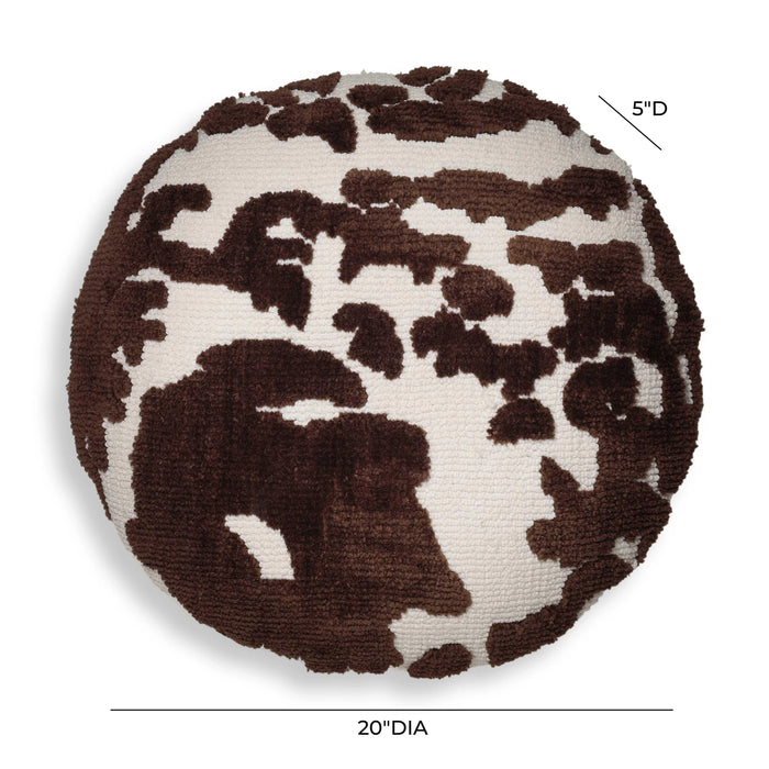 Coast 20" Tufted Round Throw Pillow