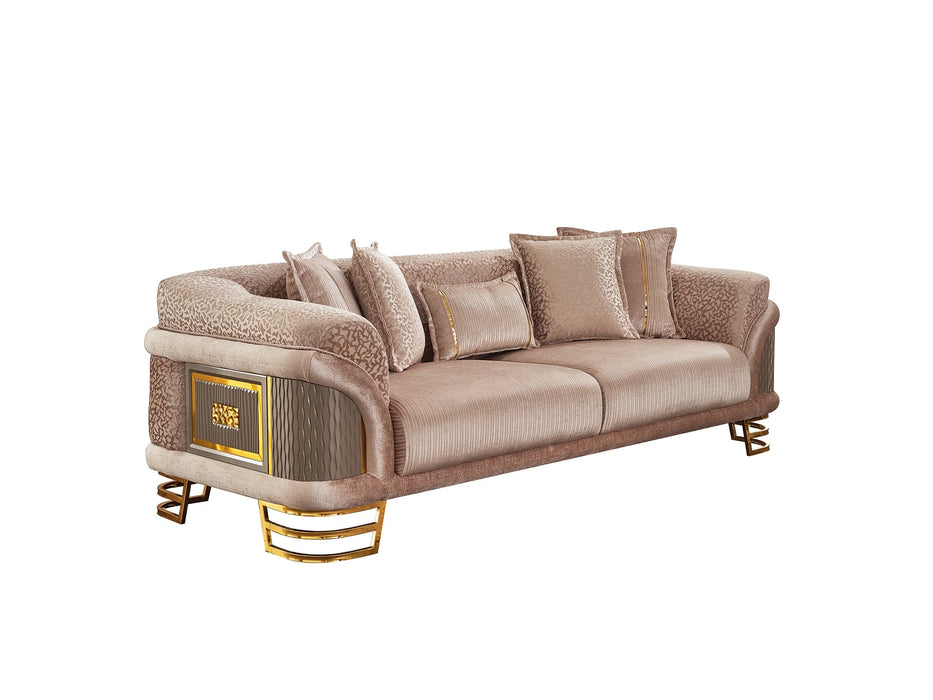 Versace Stationary Sofa Cream