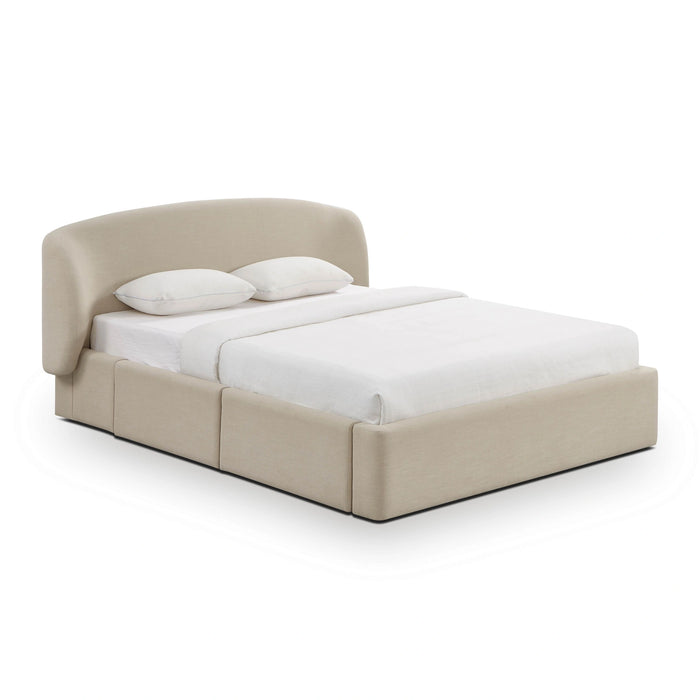 Corey Upcycled Performance Linen Storage Bed