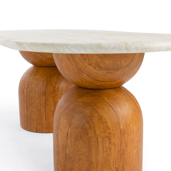 Cynthia Concrete Indoor/Outdoor Dining Table (54"-87")