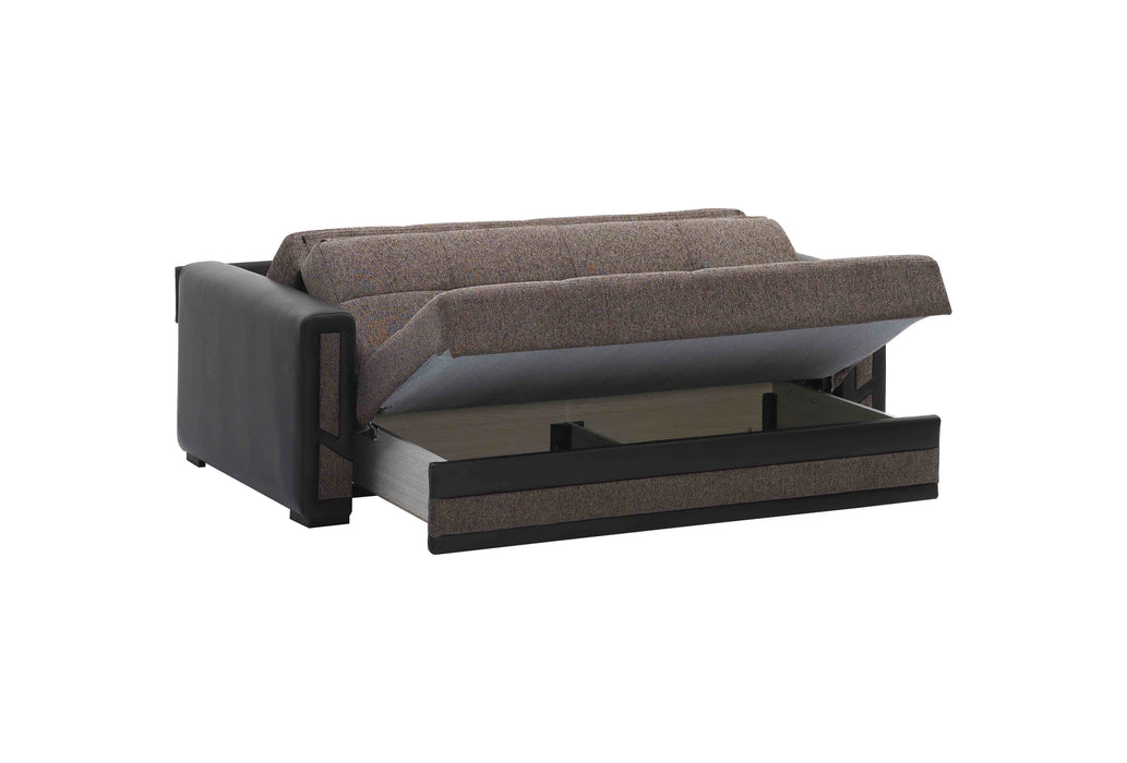 Ottomanson Mondomax Collection Upholstered Convertible Sofabed with Storage