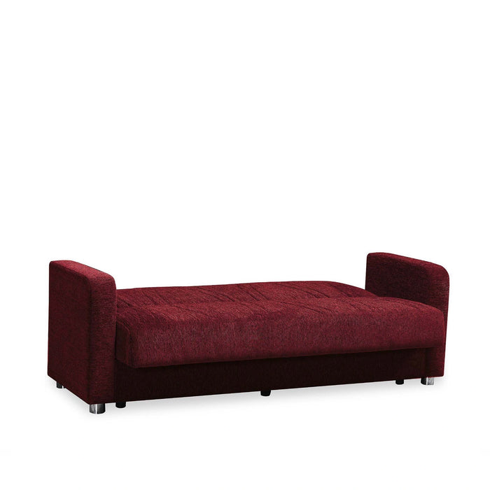 Ottomanson Elegance Collection Upholstered Convertible Sofabed with Storage