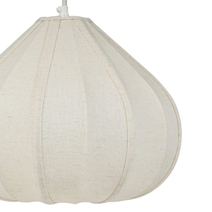 Zubeda Cotton Teardrop Pendant Lamp
