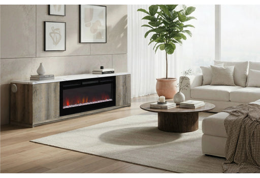 Maya Natural 71" Entertainment Unit with Speaker