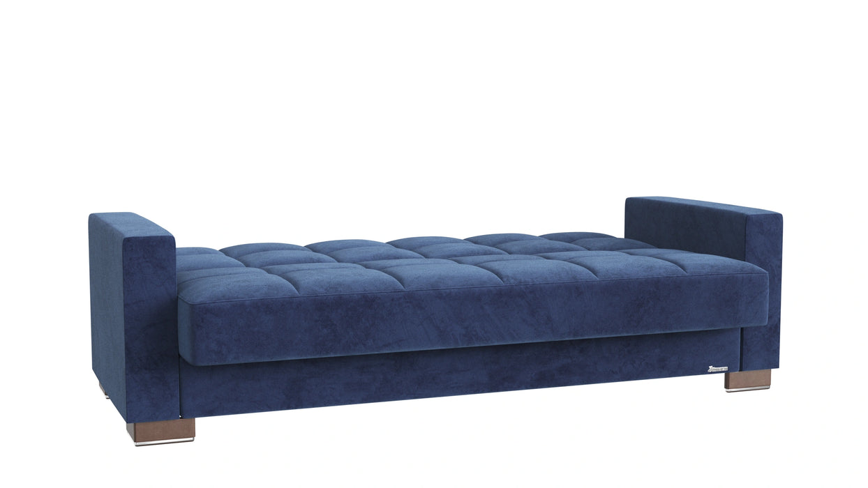 Ottomanson Armada Collection Upholstered Convertible Sofabed with Storage