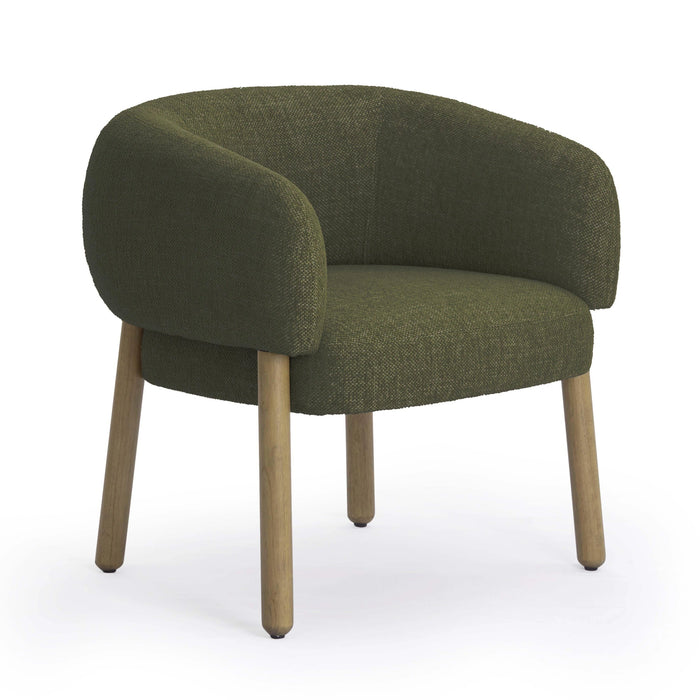 Foxy Textured Performance Fabric Accent Chair
