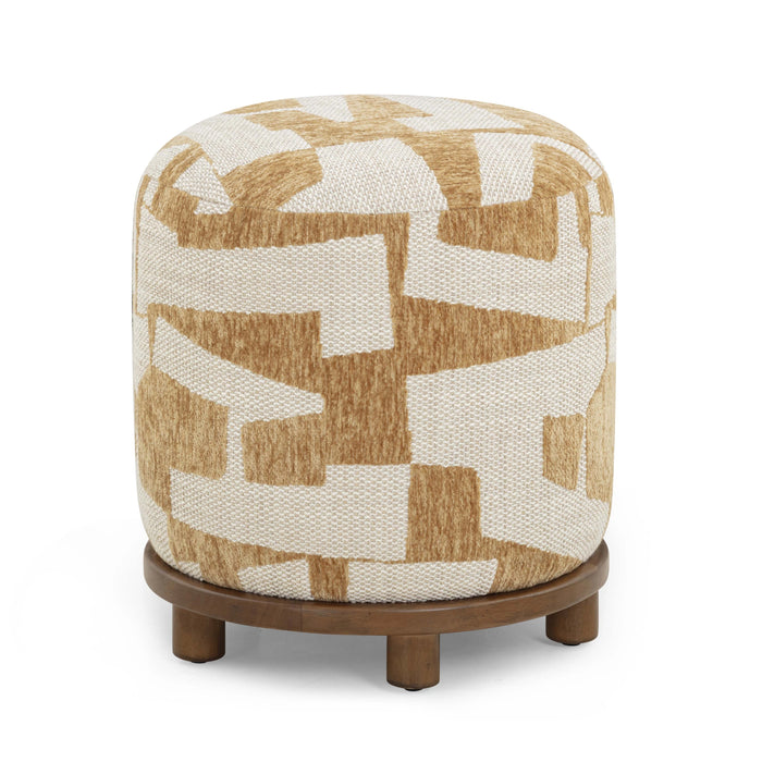 Bisou Performance Jacquard Ottoman