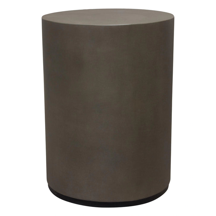 Montage Round Natural Cement End Table by Diamond Sofa