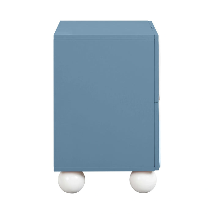 Tori 23" Motif 2-Drawer Nightstand