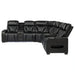 Zuma Dual Power Reclining Sectional Sofa - Home And Beyond