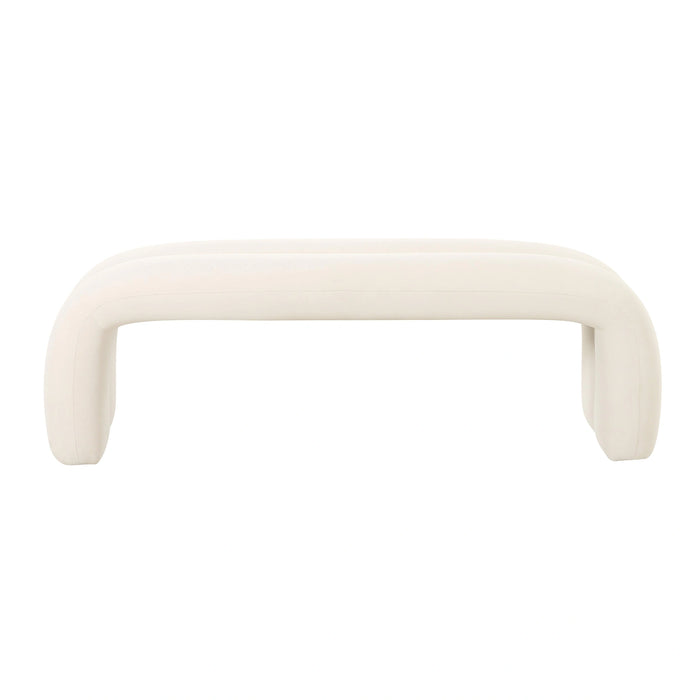 Leigh 56" Performance Velvet Channeled Bench