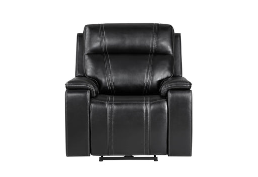 U8880 Black Leather Power Recliner