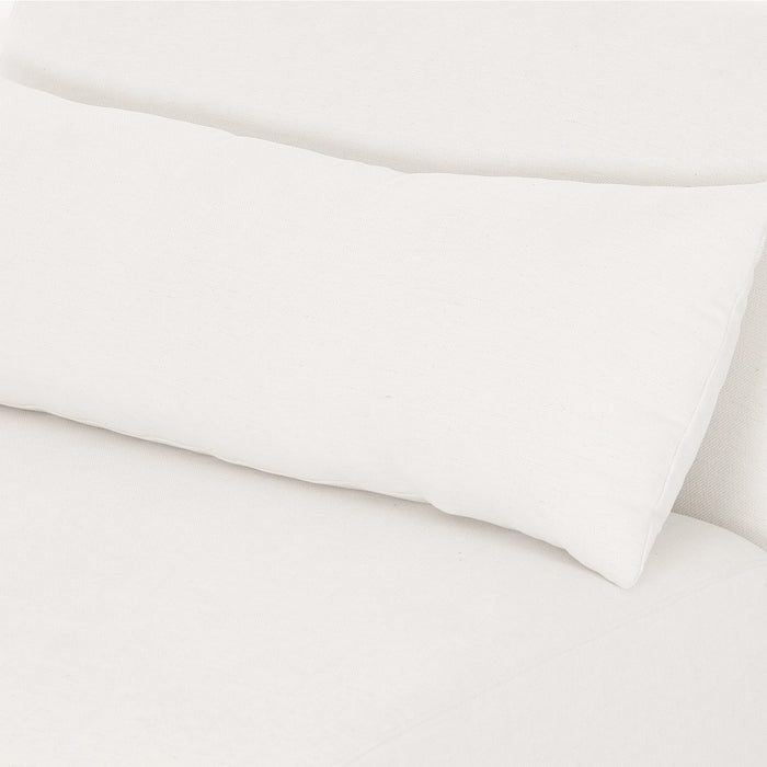 Tarra Cream Performance Chenille Modular Chaise