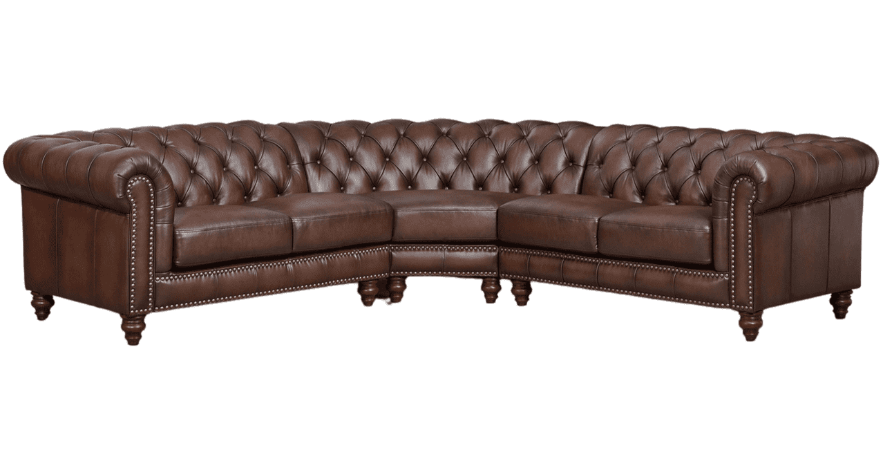 Alton Bay Leather Sectional Collection