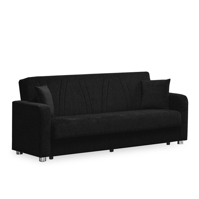 Ottomanson Elegance Collection Upholstered Convertible Sofabed with Storage