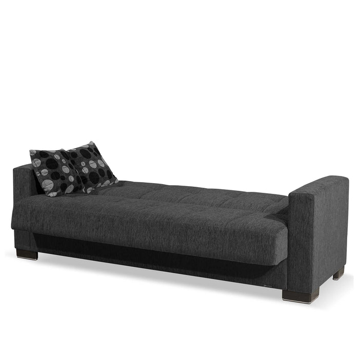 Ottomanson Armada Collection Upholstered Convertible Sofabed with Storage