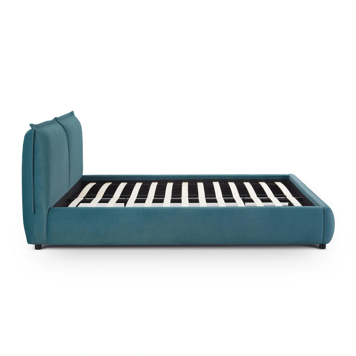 Mel Performance Faux Mohair Velvet Bed