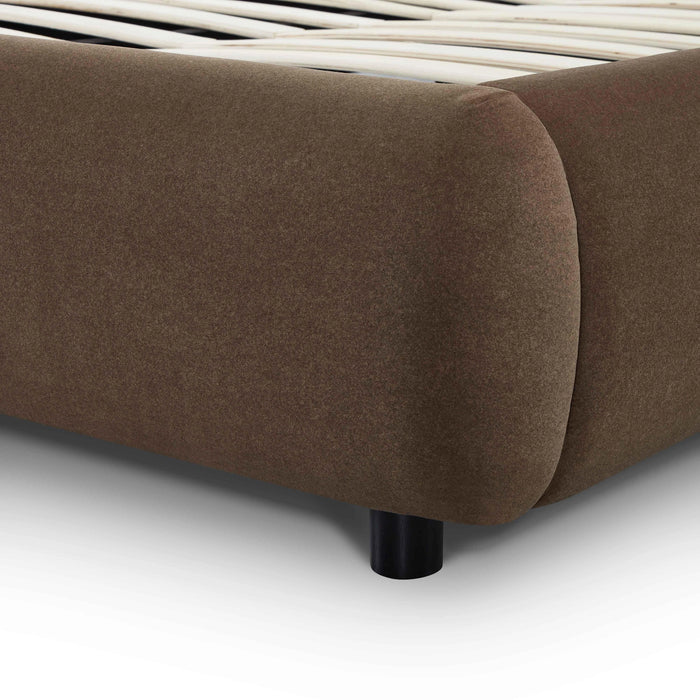 Mel Performance Faux Mohair Velvet Bed