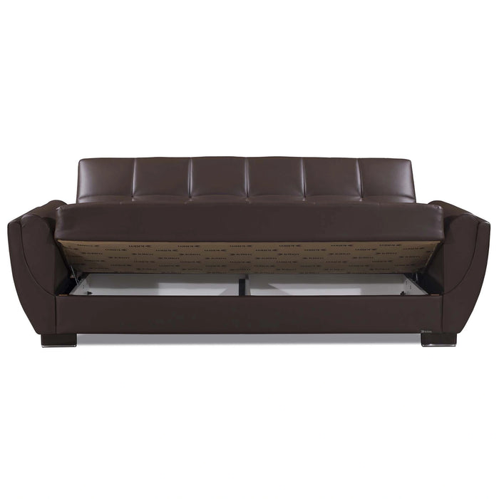 Ottomanson Armada Air Collection Upholstered Convertible Sofabed with Storage